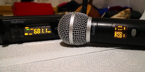 Radiomicrofono uhf palmare - uhf,