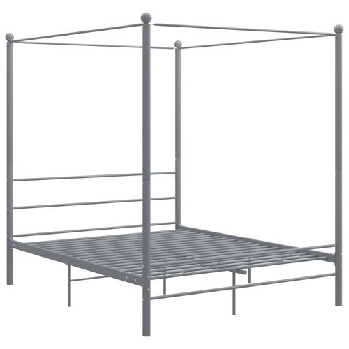 Letto baldacchino grigio - baldacchino,