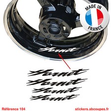 Adesivi Cerchione Hornet - Autoadesivi Liseret Honda CB 250 600 900 S - 104