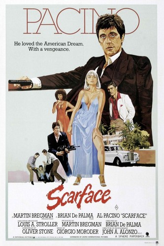 Poster film scarface 1983 - poster,