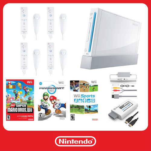 Pacchetto console nintendo wii - pacchetto,