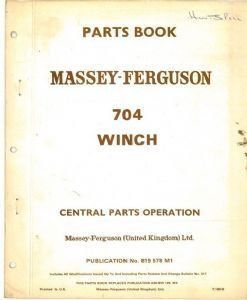 Manuale ricambi verricello