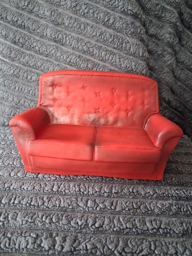 Divano rosso vintage sindy - rosso,
