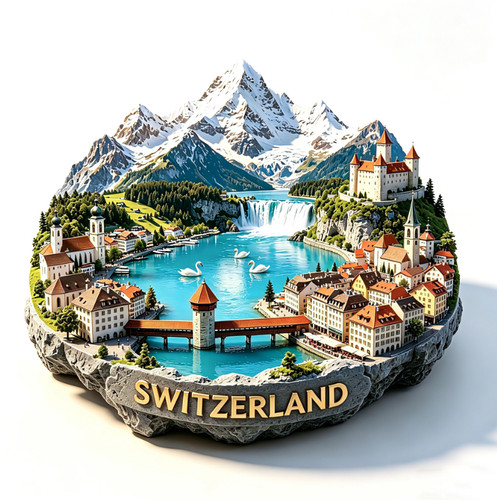 Svizzera magneti frigo