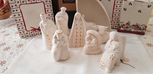 Presepe pezzi ceramica - 8,