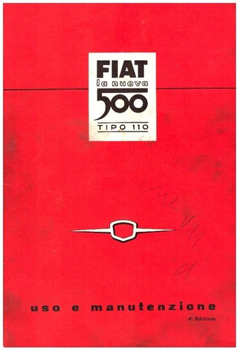 Fiat 500 1959 tipo 110 - tipo,