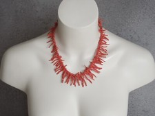 Collana Vintage In Corallo