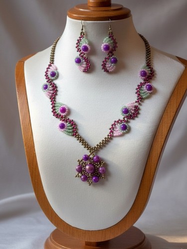 Collana artigianale orecchini - collana,