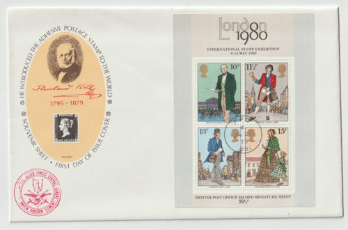 1979 fdc rowland - 24/10/1979, gb