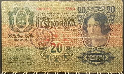 Banconota occupazione fiume - banconota,