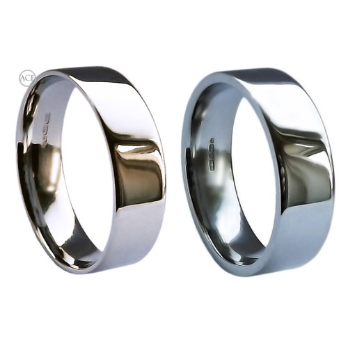 8mm 18ct 750 - , bianco