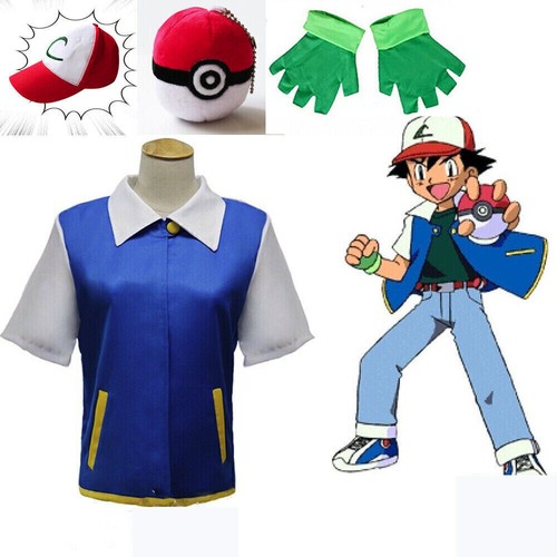 Costume ketchum cenere adulto