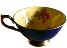 2 Tazze Da Tè Vintage con piattino  Aynsley Bone China England Rose