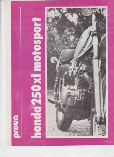 Advertising test moto - test, honda