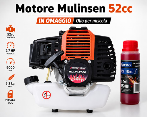 Motore mulinsen 52cc tempi - ,