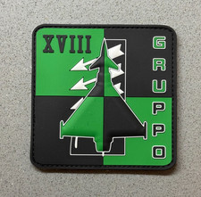 PVC Patch Aeronautica Militare 18° Gruppo 37° Stormo Italian Air Force