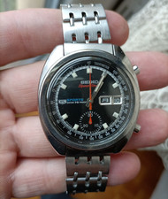 Seiko Speed Timer 5 Sports 6139-6010 Bruce Lee Crono Tutto Originale 1969 Japan 