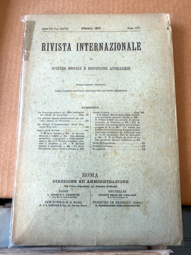 Rivista internazionale - rivista, di