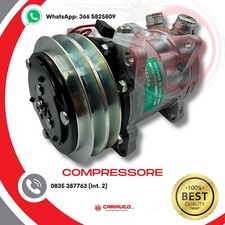 Compressore SANDEN A.CONDIZIONATA Trattori CASE NEW HOLLAND AGRICOLI INDUSTRIALI