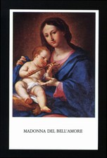 santino - holy card MADONNA
