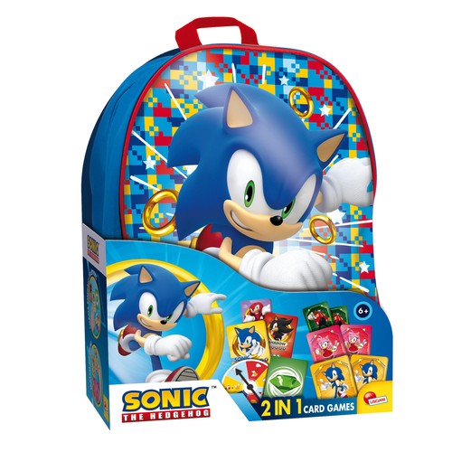 Lisciani sonic gioco carte - sonic,