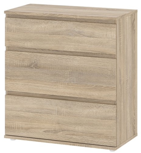 Cassettiera cassetti rovere - cassettiera, 3