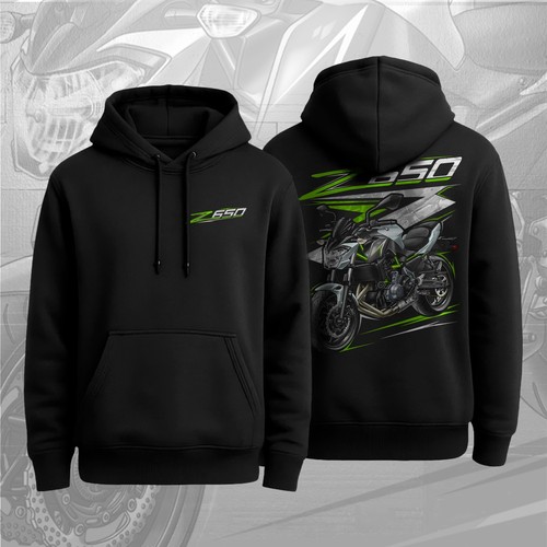 Felpa con cappuccio - , moto