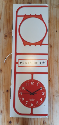 Maxi swatch cote wall - swatch, clock