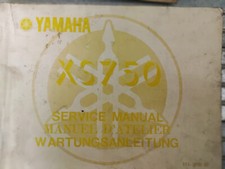 Yamaha XS750, manuale officina