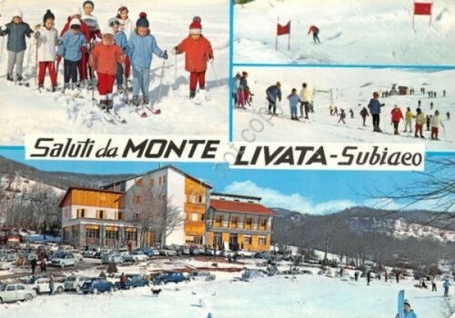 Cartolina monte livata subiaco - livata,