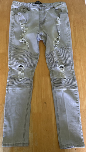 Boohooman jeans uomo grigio - uomo,