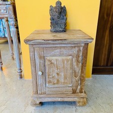 Comodino in legno teak stile