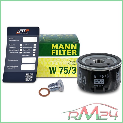 Mann filtro olio tappo - filtro, +