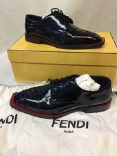 Fendi Roma Leather Dress Shoes