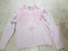 Lotto 1855 giacchetto rosa cardigan maglia bimba bambina 6/7 anni