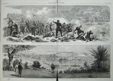 Vecchia stampa antica guerra