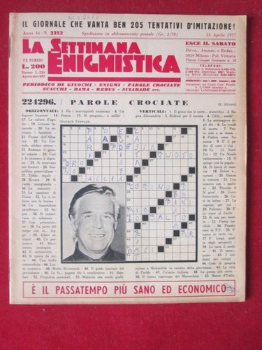 Settimana enigmistica 2352 - settimana,