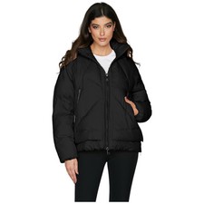 Relish piumino nero over con cappuccio LIWANU RDA2405009017 SALDI -50