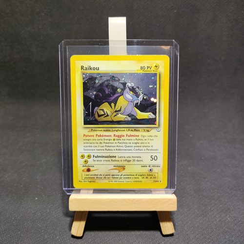 Carta pokémon raikou - pokémon,
