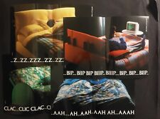 PUBBLICITÀ POLTRONA FRAU VICO MAGISTRETTI LETTO 4 DEPLIANT POSTER DESIGN 