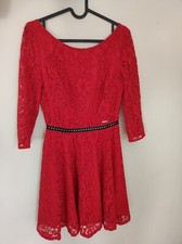 Abito Donna Guess Pizzo Rosso