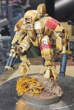 Tuta da battaglia sperimentale Tau XV89 40k Forge World OoP rara costruita dipinta 