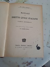 Coviello Manuale Di Diritto Civile Italiano Parte Generale 1929 C