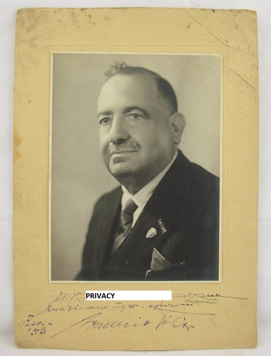 Foto 1958 funzionario con - foto,