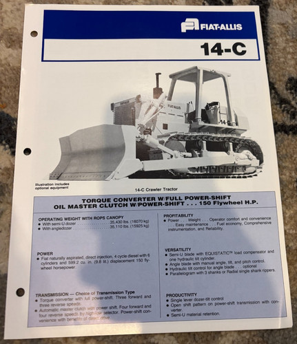 Trattore cingolato fiat allis - trattore,