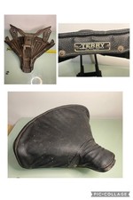 Sella moto d'epoca The Terry a molla con attacchi - vedi foto