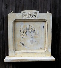 mensola scolpita liberty ,etagere  libreria- chabby  chic  decapè  !