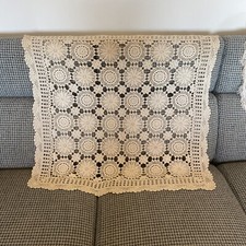 Centro Quadrato Uncinetto Fatto A Mano