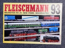 Fleischmann Catalogo Novità 1993 H0+N Piccolo (Tedesco Francese Inglese)