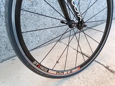 Bici corsa Kuota Kebel taglia XS bianca e rossa tenuta benissimo mai cadute